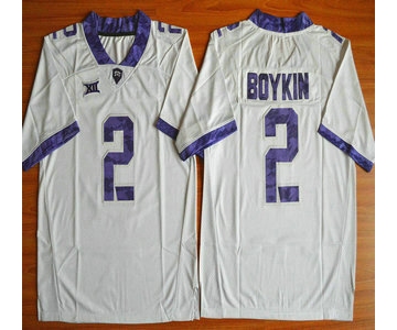 TCU Horned Frogs #2 Trevone Boykin White 2015 College Football Jersey