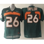 Miami Hurricanes #26 Taylor Green Jersey