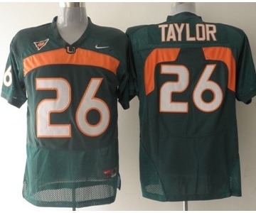 Miami Hurricanes #26 Taylor Green Jersey