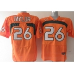 Miami Hurricanes #26 Taylor Orange Jersey