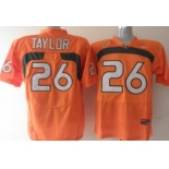 Miami Hurricanes #26 Taylor Orange Jersey