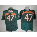 Miami Hurricanes #47 Irvin Green Jersey