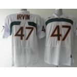 Miami Hurricanes #47 Irvin White Jersey
