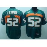 Miami Hurricanes #52 Lewis Green Jersey