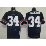Auburn Tigers #34 Bo Jackson Navy Blue Jersey