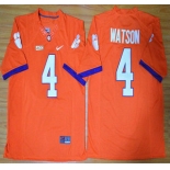 Clemson Tigers #4 Deshaun Watson Orange College Football Nike Limited Jersey