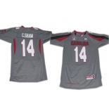 South Carolina Gamecocks #14 Connor Shaw Gray Jersey