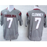 South Carolina Gamecocks #7 Jadeveon Clowney 2013 Gray Jersey