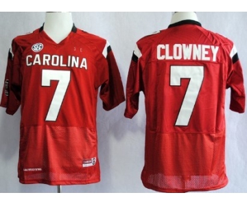 South Carolina Gamecocks #7 Jadeveon Clowney 2013 Red Jersey