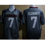 South Carolina Gamecocks #7 Jadeveon Clowney Gray Jersey