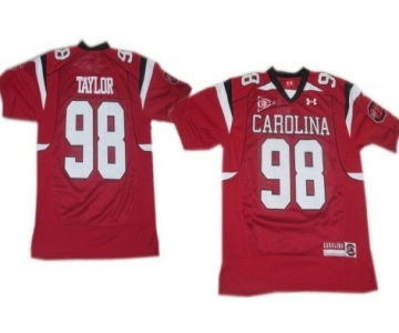 South Carolina Gamecocks #98 Devin Taylor Red Jersey