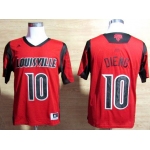 Louisville Cardinals #10 Gorgui Dieng 2013 March Madness Red Jersey