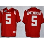 Ole Miss Rebels #5 Robert Nkemdiche 2013 Red Jersey