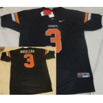 Oklahoma State Cowboys #3 Isaac Maselera Black Jersey