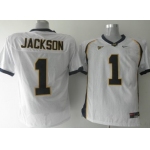 California Golden Bears #1 Jackson White Jersey