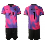 Men 2020-2021 Club Paris St German away purple 1 Soccer Jersey