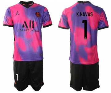 Men 2020-2021 Club Paris St German away purple 1 Soccer Jersey
