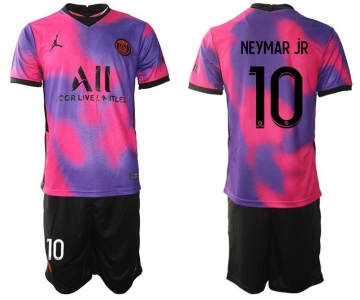 Men 2020-2021 Club Paris St German away purple 10 Soccer Jersey