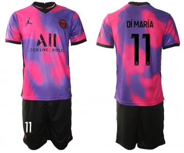 Men 2020-2021 Club Paris St German away purple 11 Soccer Jersey