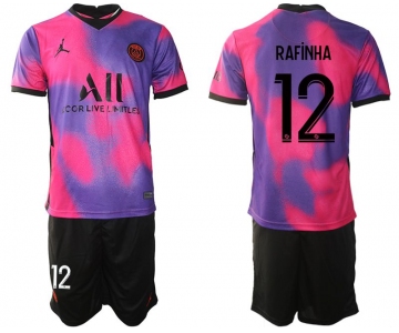 Men 2020-2021 Club Paris St German away purple 12 Soccer Jersey