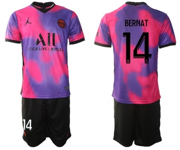 Men 2020-2021 Club Paris St German away purple 14 Soccer Jersey