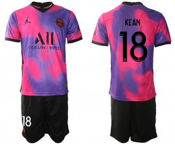 Men 2020-2021 Club Paris St German away purple 18 Soccer Jersey