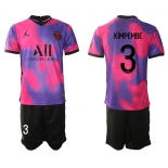 Men 2020-2021 Club Paris St German away purple 3 Soccer Jersey