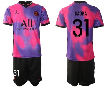 Men 2020-2021 Club Paris St German away purple 31 Soccer Jersey