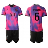 Men 2020-2021 Club Paris St German away purple 6 Soccer Jersey