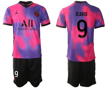 Men 2020-2021 Club Paris St German away purple 9 Soccer Jersey