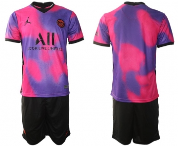 Men 2020-2021 Club Paris St German away purple blank Soccer Jersey