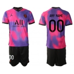 Men 2020-2021 Club Paris St German away purple customized Soccer Jersey