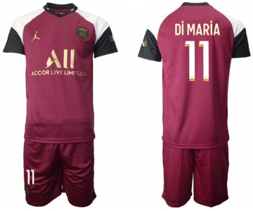 Men 2020-2021 club Paris St German away 11 red Soccer Jerseys