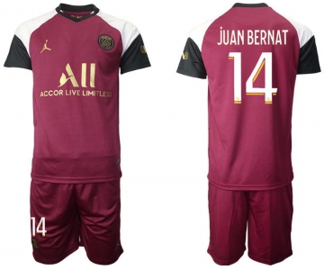 Men 2020-2021 club Paris St German away 14 red Soccer Jerseys