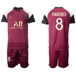 Men 2020-2021 club Paris St German away 8 red Soccer Jerseys