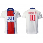 Men 2020-2021 club Paris St German away aaa version 10 white Soccer Jerseys