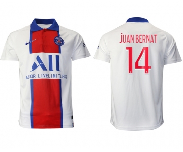 Men 2020-2021 club Paris St German away aaa version 14 white Soccer Jerseys