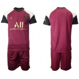 Men 2020-2021 club Paris St German away red Soccer Jerseys