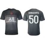 Men 2021-2022 Club Paris St German Second away aaa version black 50 Soccer Jersey