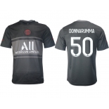 Men 2021-2022 Club Paris St German Second away aaa version black 50 Soccer Jersey