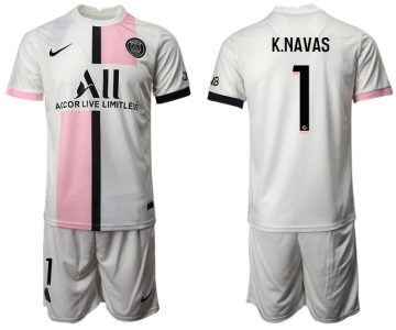 Men 2021-2022 Club Paris St German away white 1 Soccer Jersey