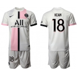 Men 2021-2022 Club Paris St German away white 18 Soccer Jersey