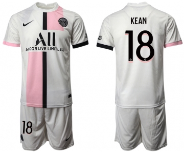 Men 2021-2022 Club Paris St German away white 18 Soccer Jersey