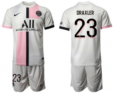 Men 2021-2022 Club Paris St German away white 23 Soccer Jersey