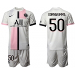 Men 2021-2022 Club Paris St German away white 50 Soccer Jersey
