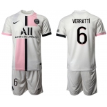 Men 2021-2022 Club Paris St German away white 6 Soccer Jersey