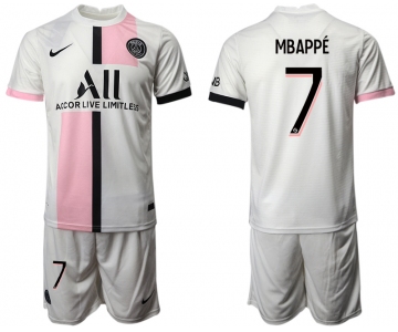 Men 2021-2022 Club Paris St German away white 7 Soccer Jersey