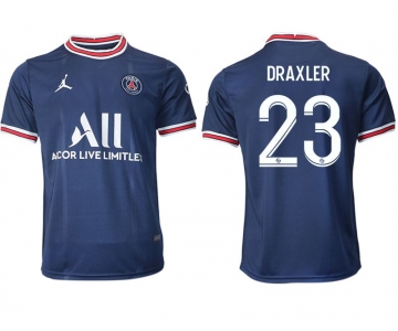 Men 2021-2022 Club Paris St German home aaa version blue 23 Soccer Jersey