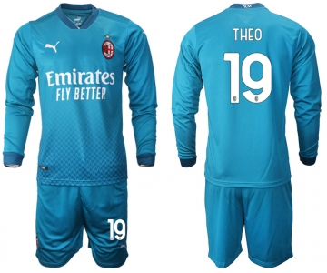 2021 Men AC milan away long sleeve 19 soccer jerseys
