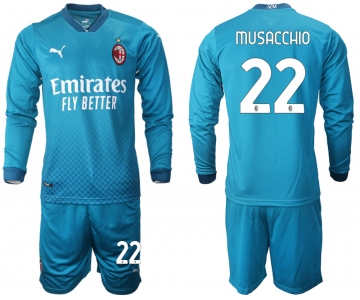 2021 Men AC milan away long sleeve 22. soccer jerseys